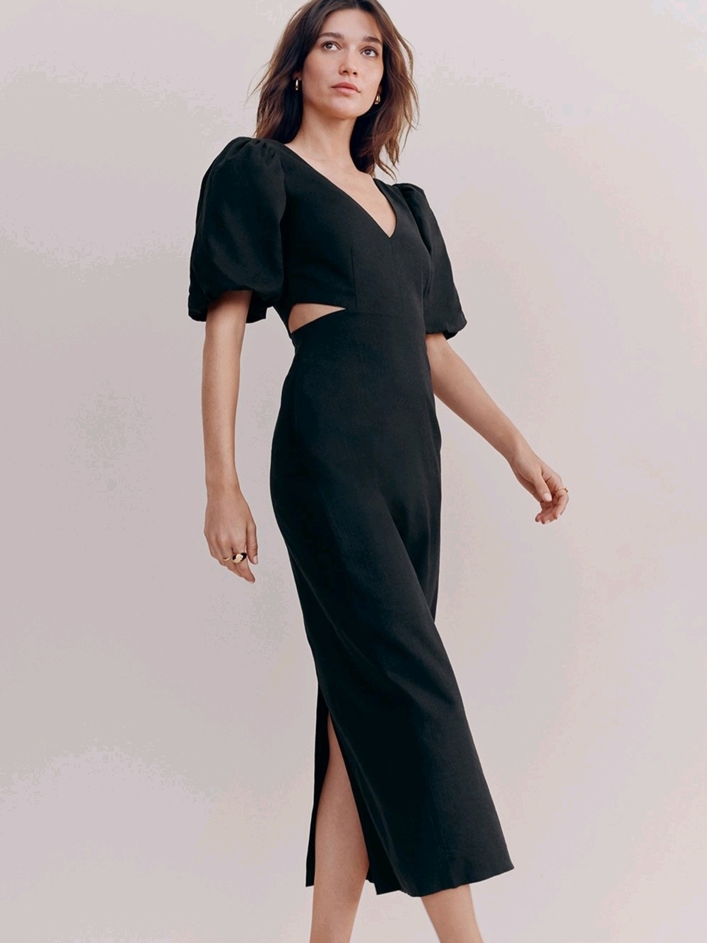 NWT! Ann Taylor Linen Blend Cutout Dress